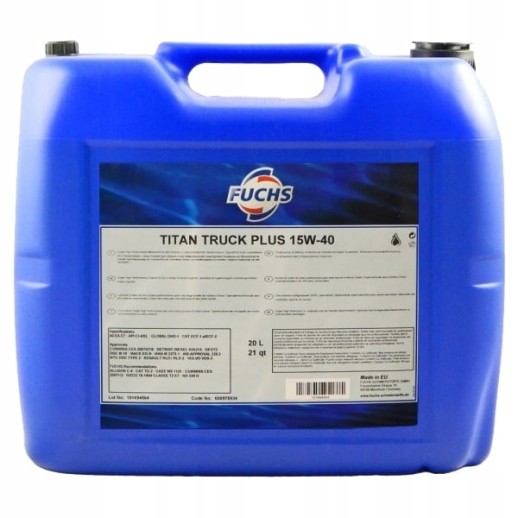 Масло моторное 15W-40 TITAN TRUCK PLUS 20л