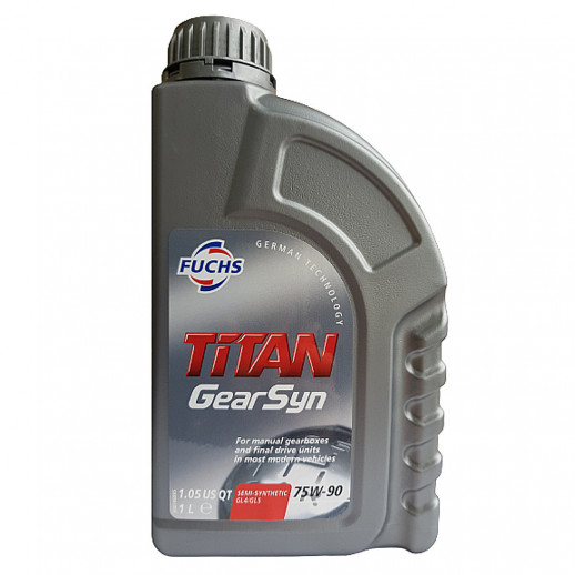 Масло трансмиссионное 75W-90 TITAN GEAR SYN SAE 1л