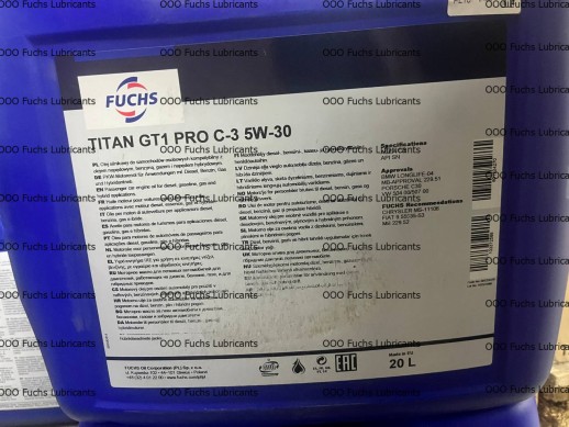 Масло моторное 5W-30 Titan GT1 Pro C3 20 л